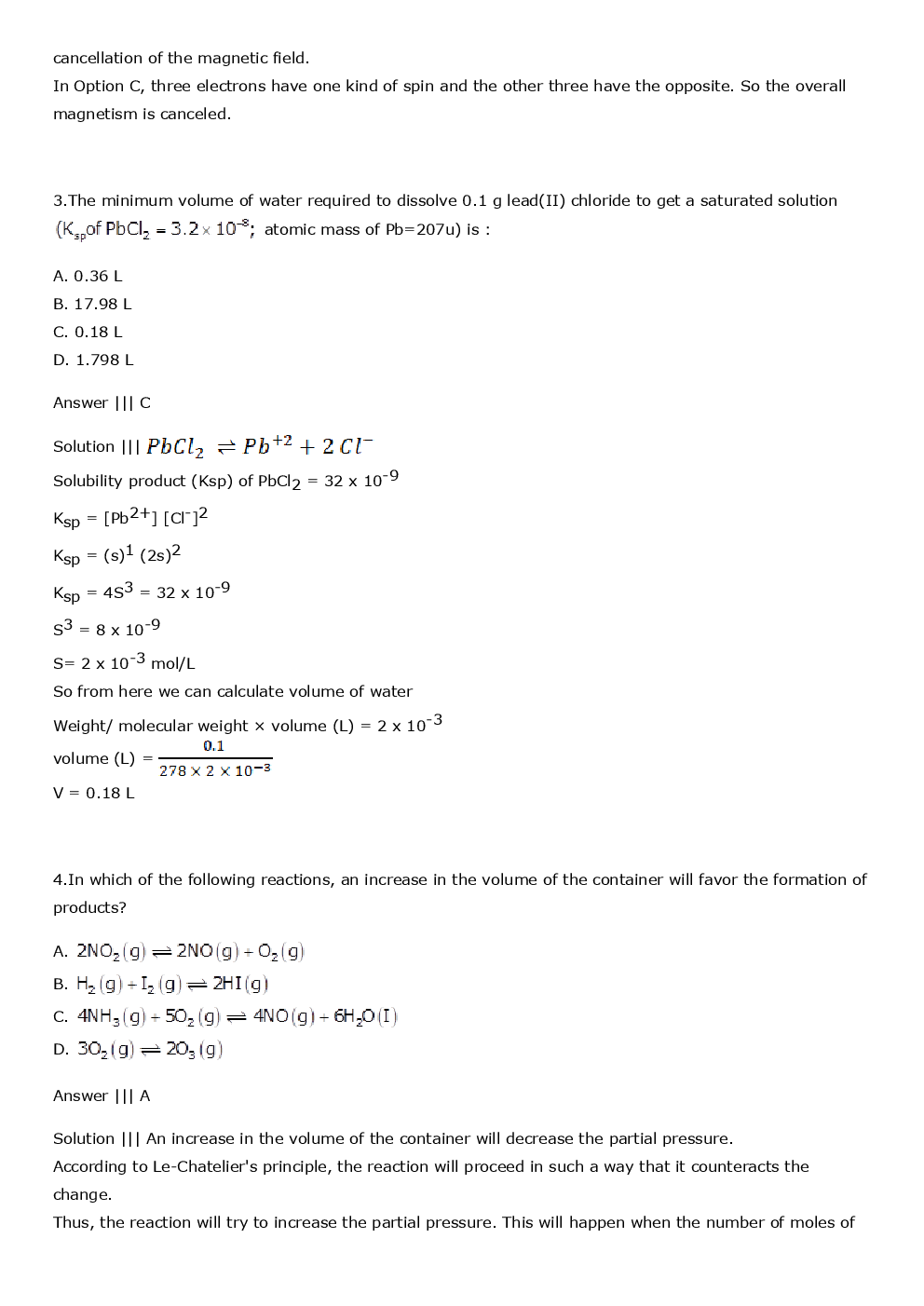 IIT JEE Mains Chemistry Question Answer With Solution 2018 - Page 3