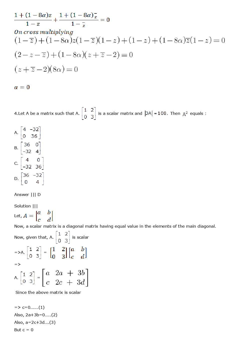 IIT JEE Mains Maths Question Answer With Solution 2018 - Page 4