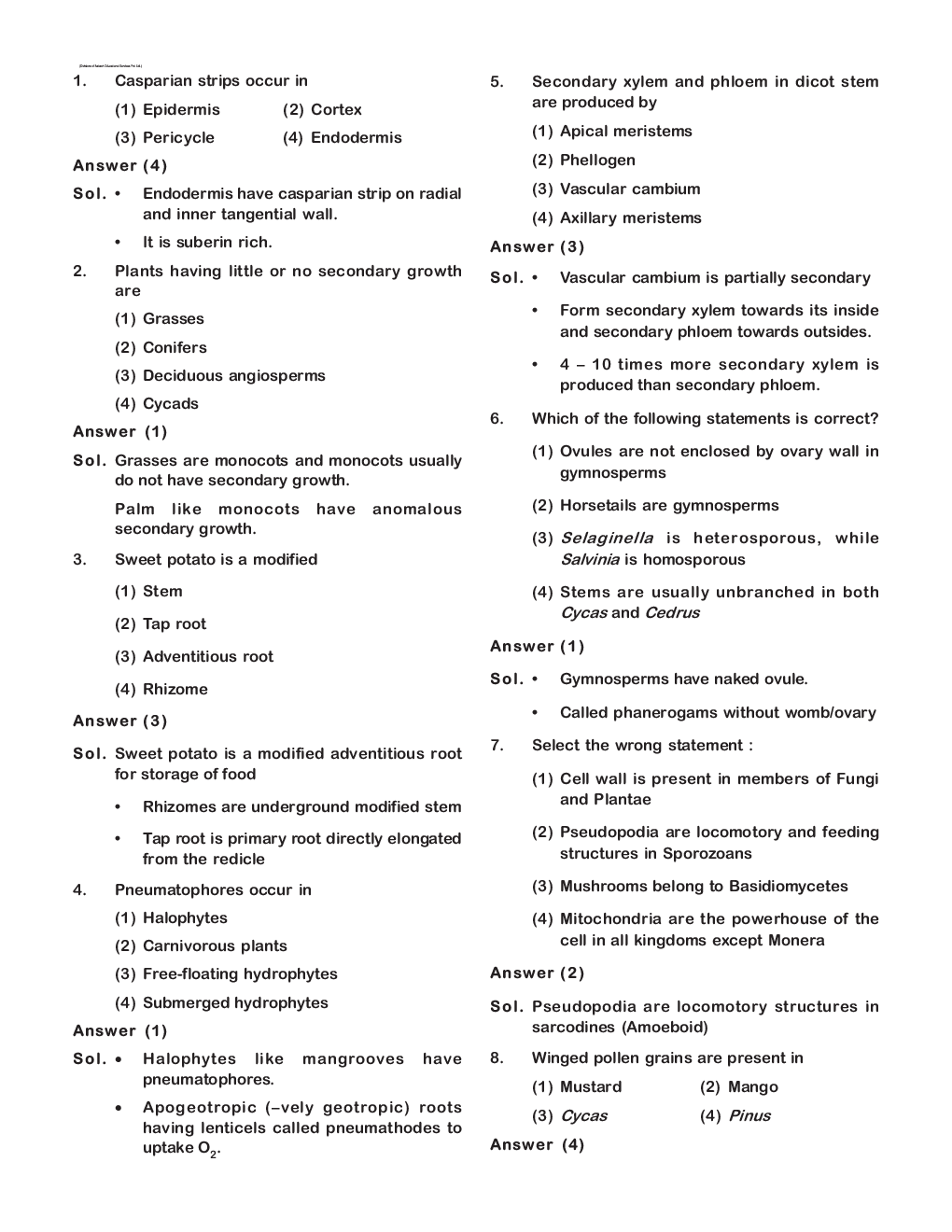 NEET 2018 Question Answer With Solution Code MM - Page 2
