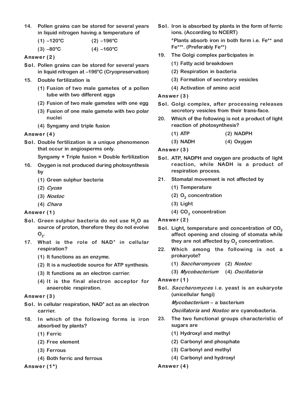 NEET 2018 Question Answer With Solution Code MM - Page 4