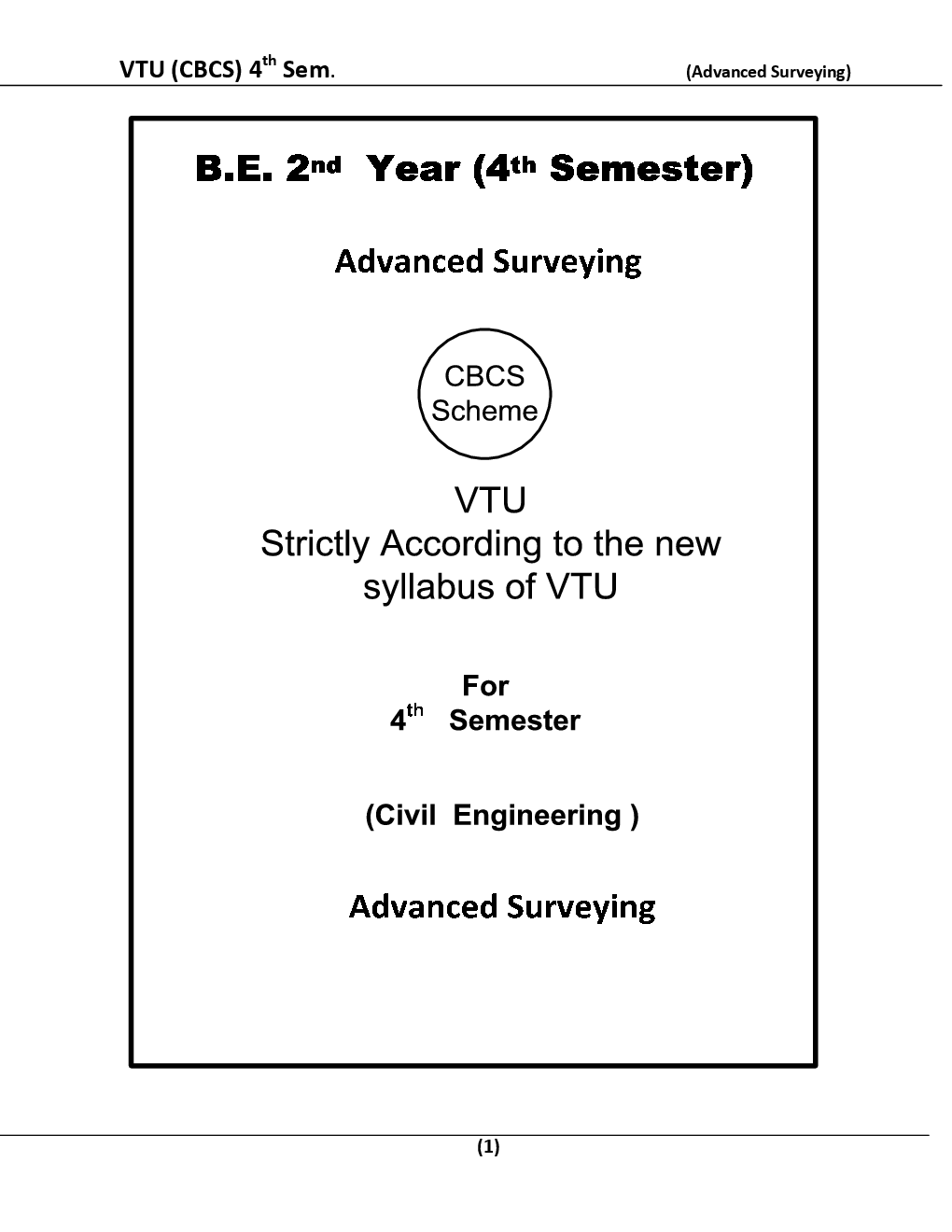 Advanced Surveying For VTU BE 4th Sem Civil Engineering - Page 2