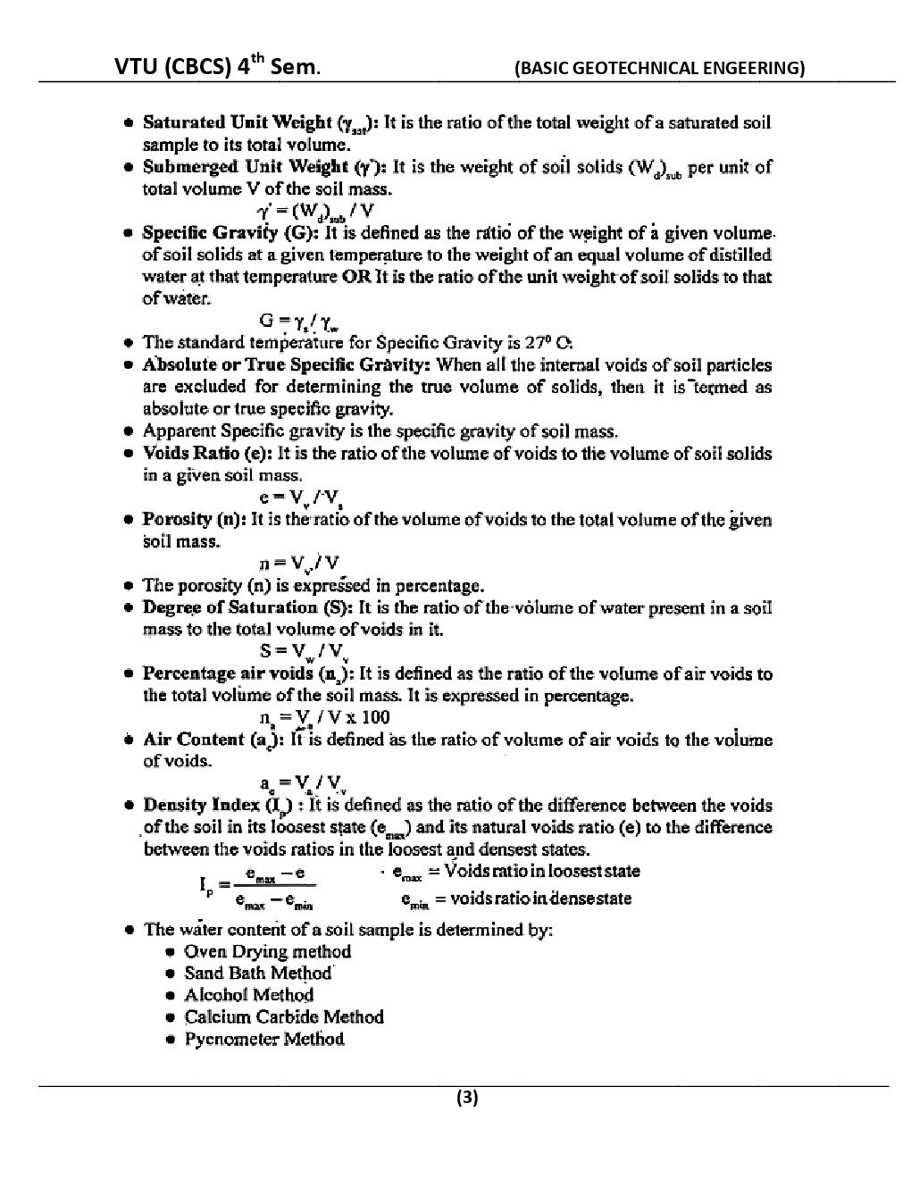 Basic Geotechnical Engeering For VTU BE 4th Sem Civil Engineering - Page 4