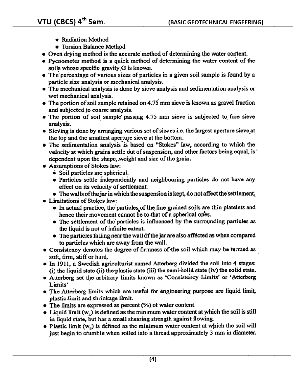 Basic Geotechnical Engeering For VTU BE 4th Sem Civil Engineering - Page 5