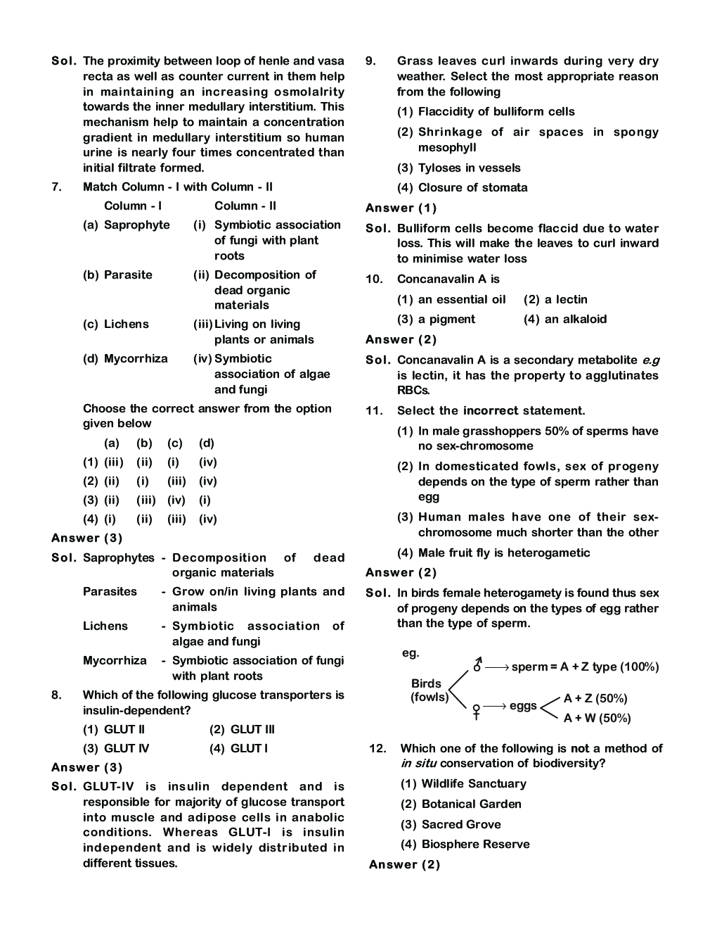 NEET 2019 Question Answer With Solution Code-Q2 - Page 3