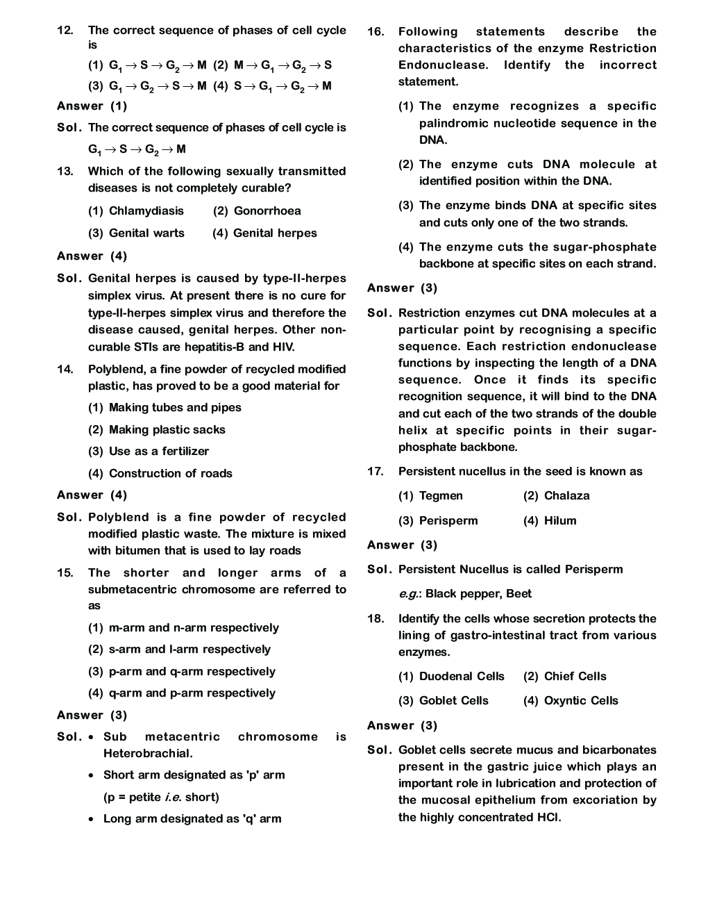 NEET 2019 Question Answer With Solution Code-R1 - Page 4