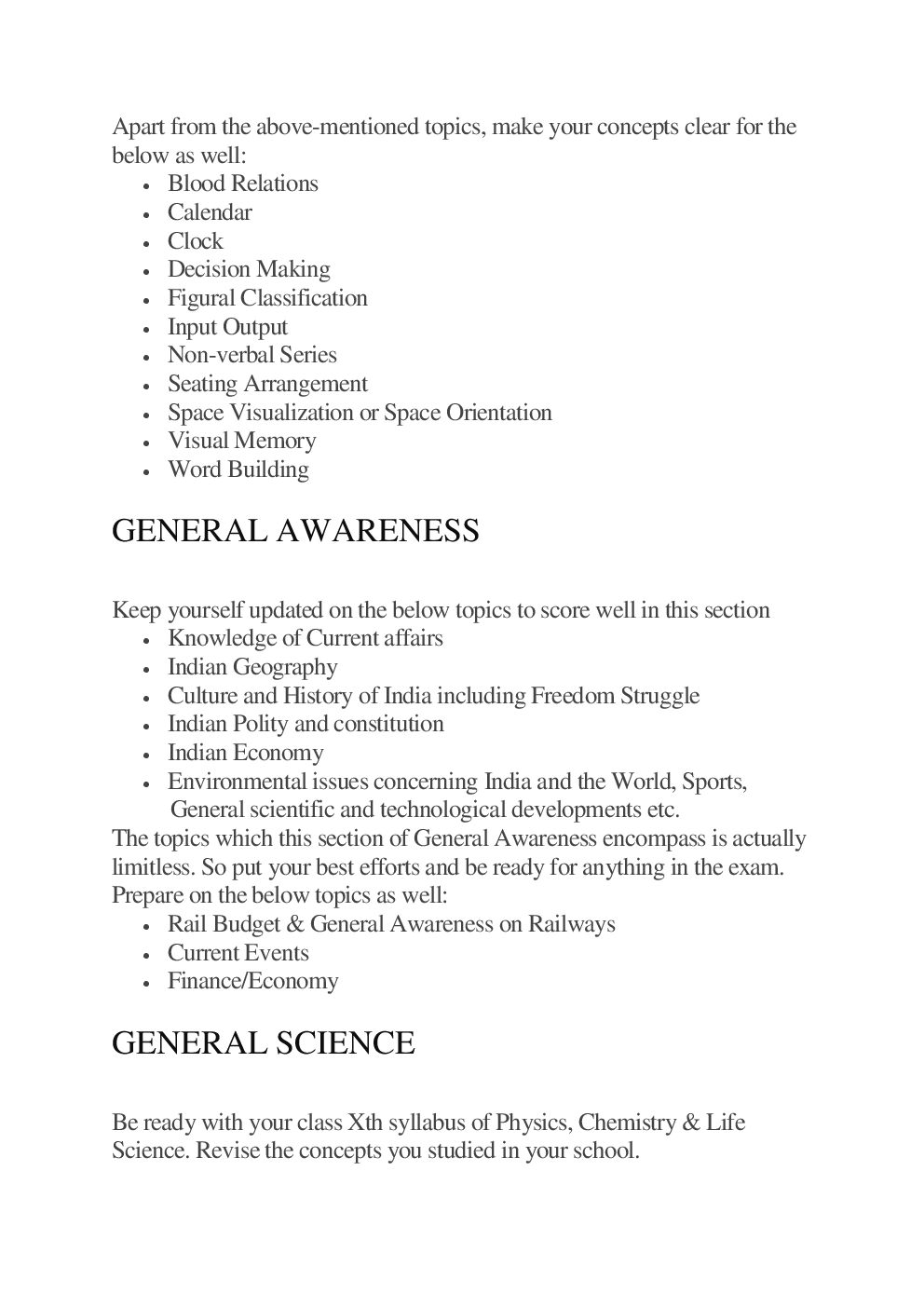Syllabus For RRB JE CBT-1 - Page 4