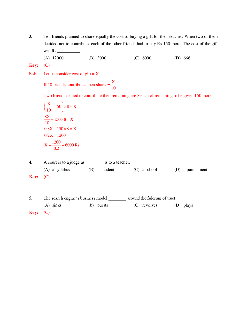 GATE Question Paper With Solution For Computer Science And Information Technology 2019 - Page 3