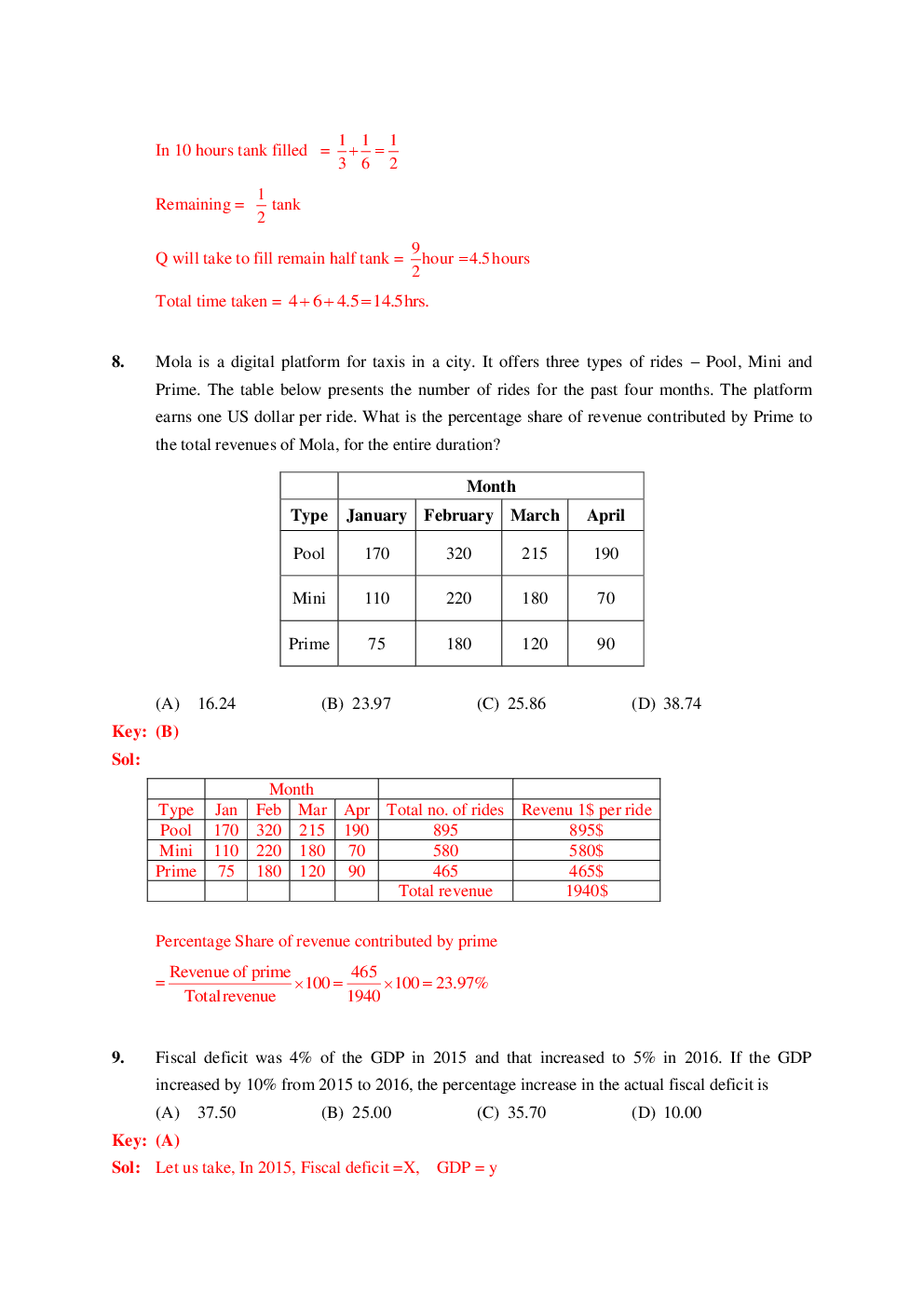 GATE Question Paper With Solution For Mechanical Engineering Paper-II 2019 - Page 4