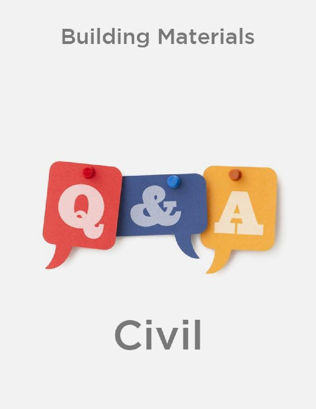 Building Materials-Civil - Page 1