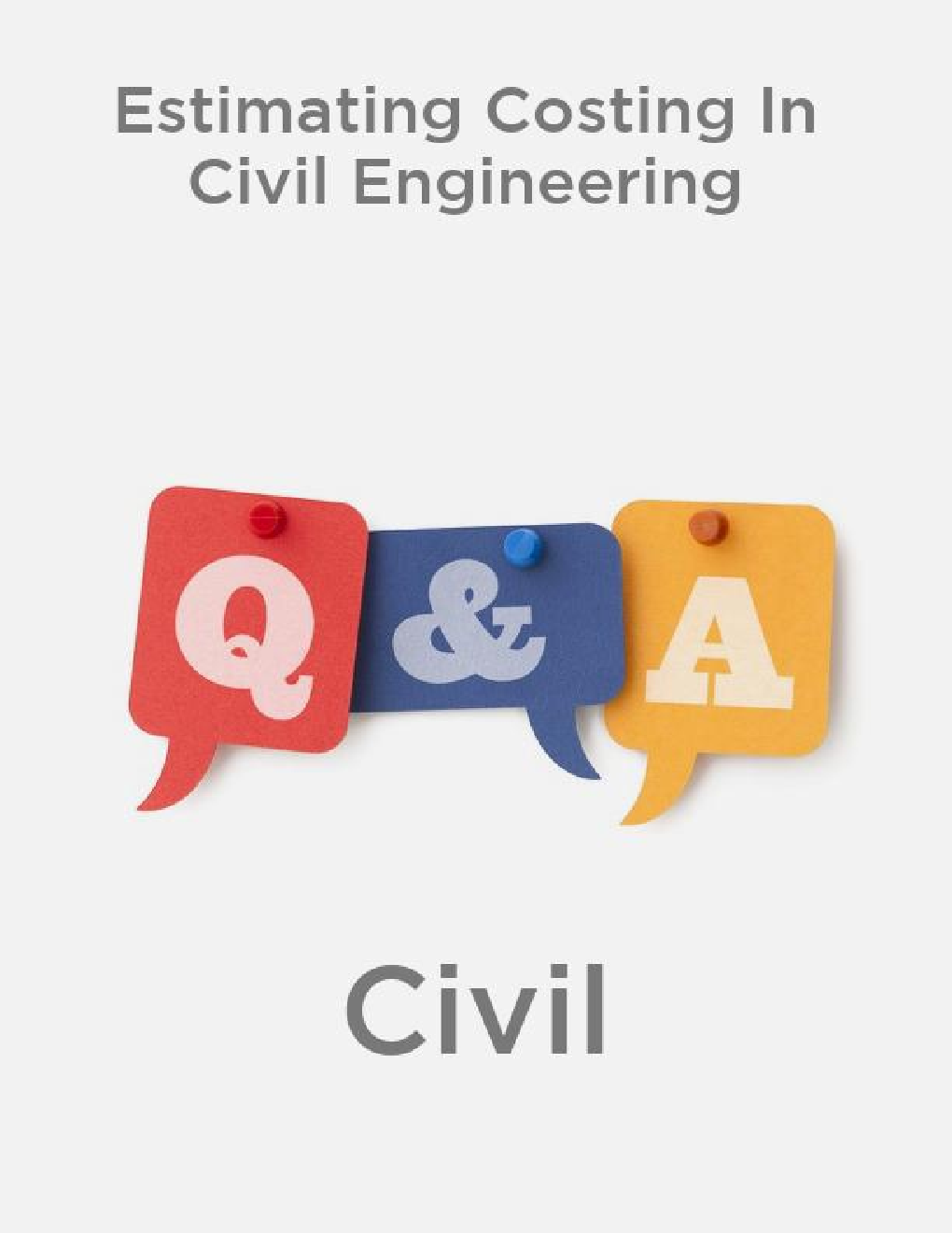 Estimating Costing In Civil Engineering-Civil - Page 1