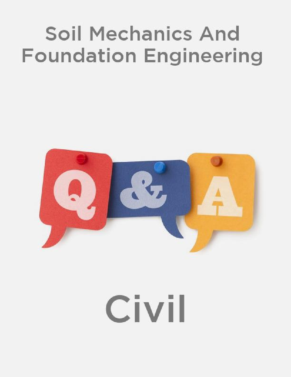 Soil Mechanics And Foundation Engineering-Civil - Page 1