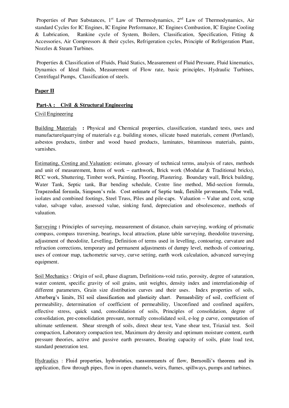 SSC JE CBT 1 & 2  Syllabus - Page 3