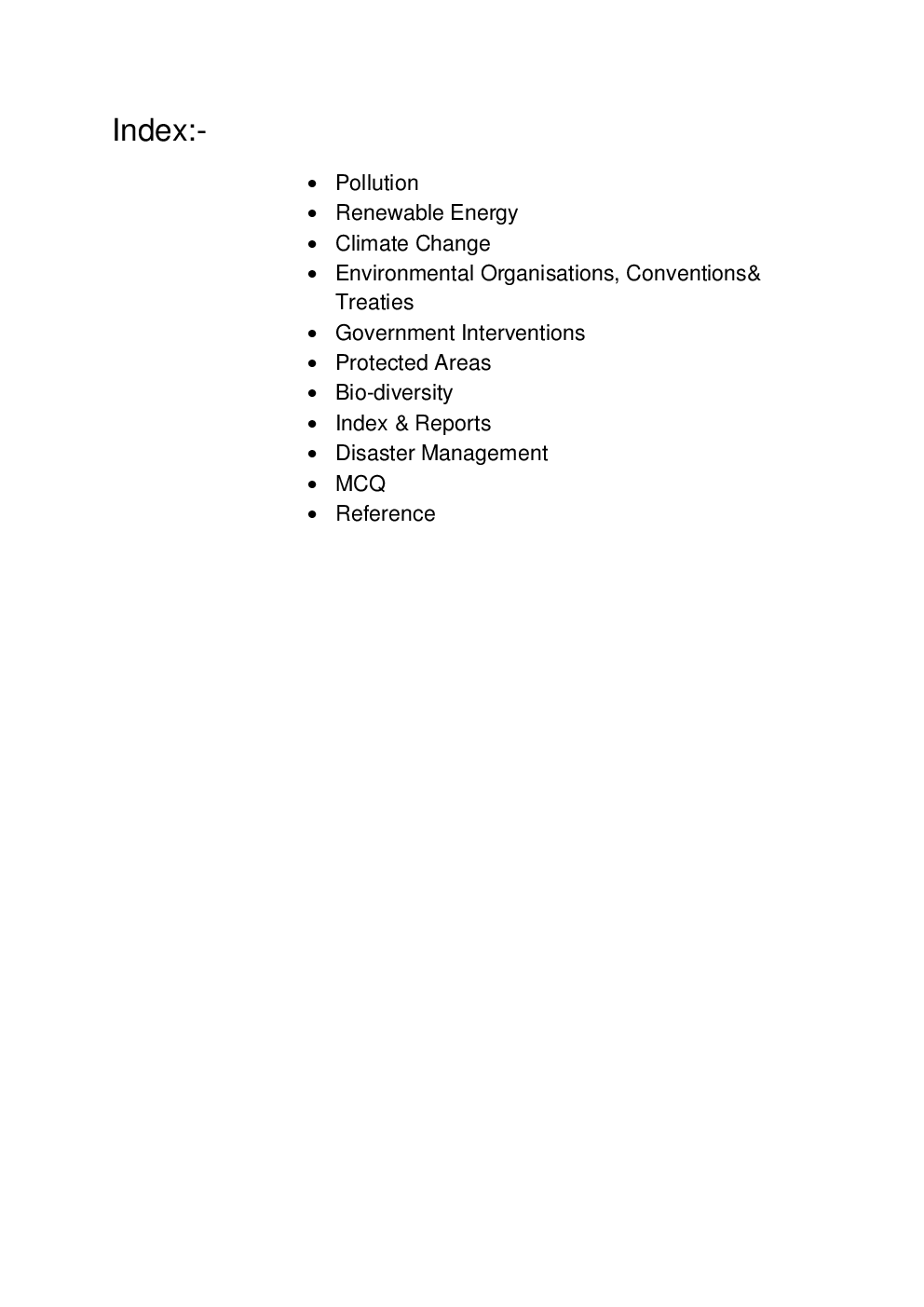 General Issues On Enviormental Ecology Biodiversity And Climate Change Part-II A Complete Study Material For IAS  Exam - Page 2