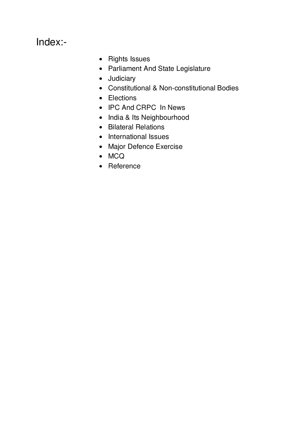 Indian Polity And Governance Part-I A Complet Study Material For IAS  Exam - Page 2