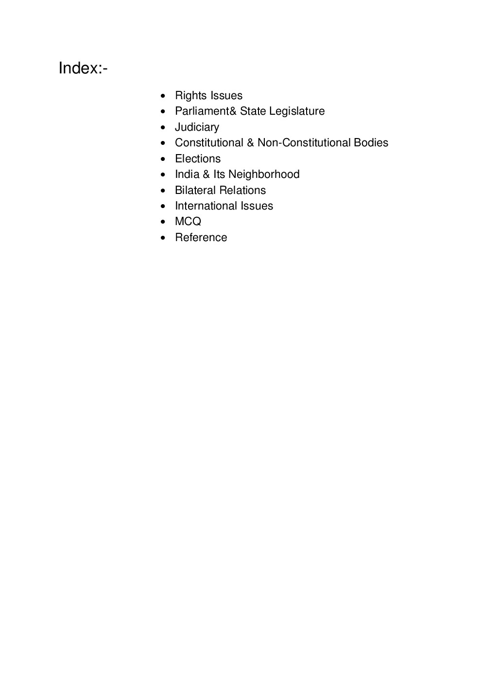 Indian Polity And Governance Part-II A Complet Study Material For IAS  Exam - Page 2