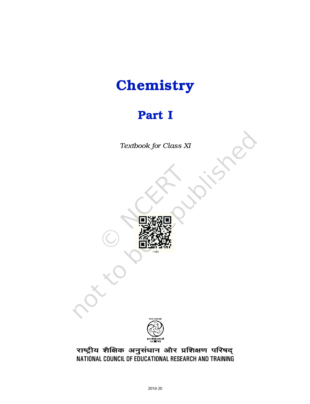 NCERT Chemistry Part - I Textbook For Class - XI (Latest Edition) - Page 2