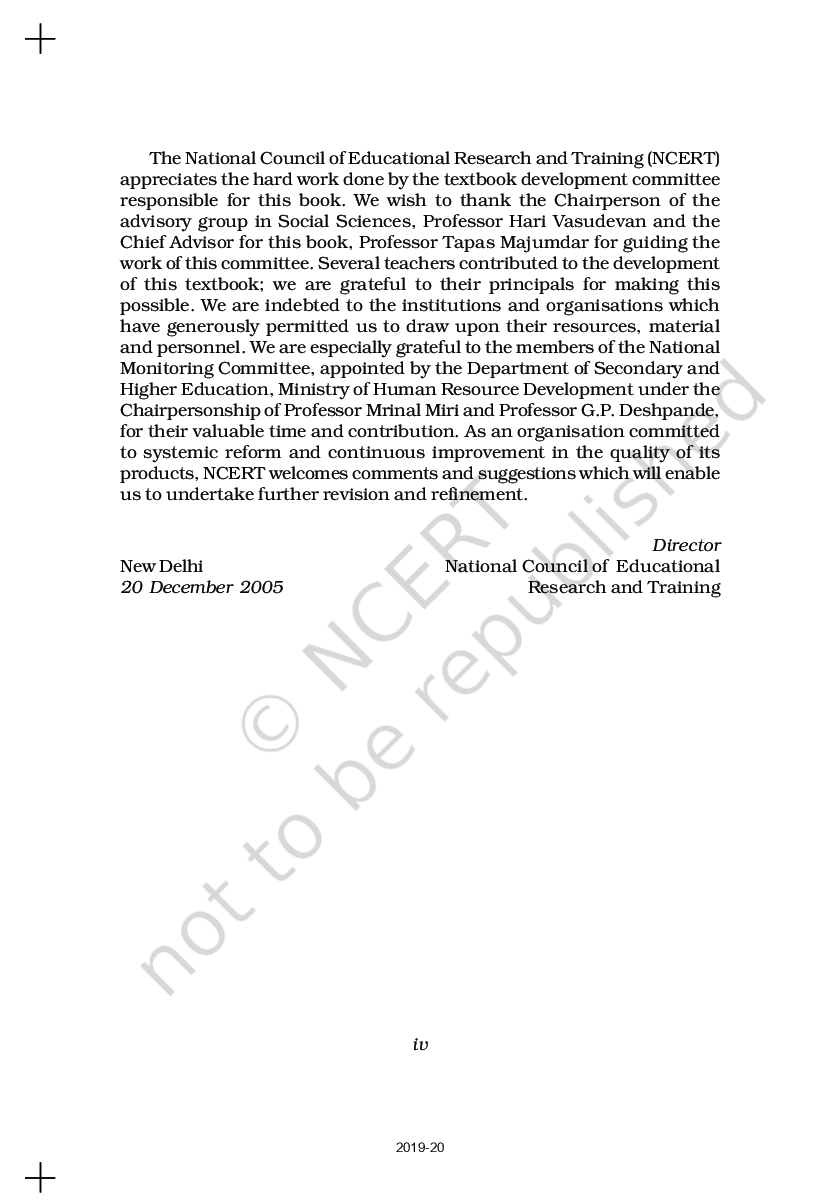 NCERT Economic (Indian Economic Development) Textbook For Class - XI (Latest Edition) - Page 5