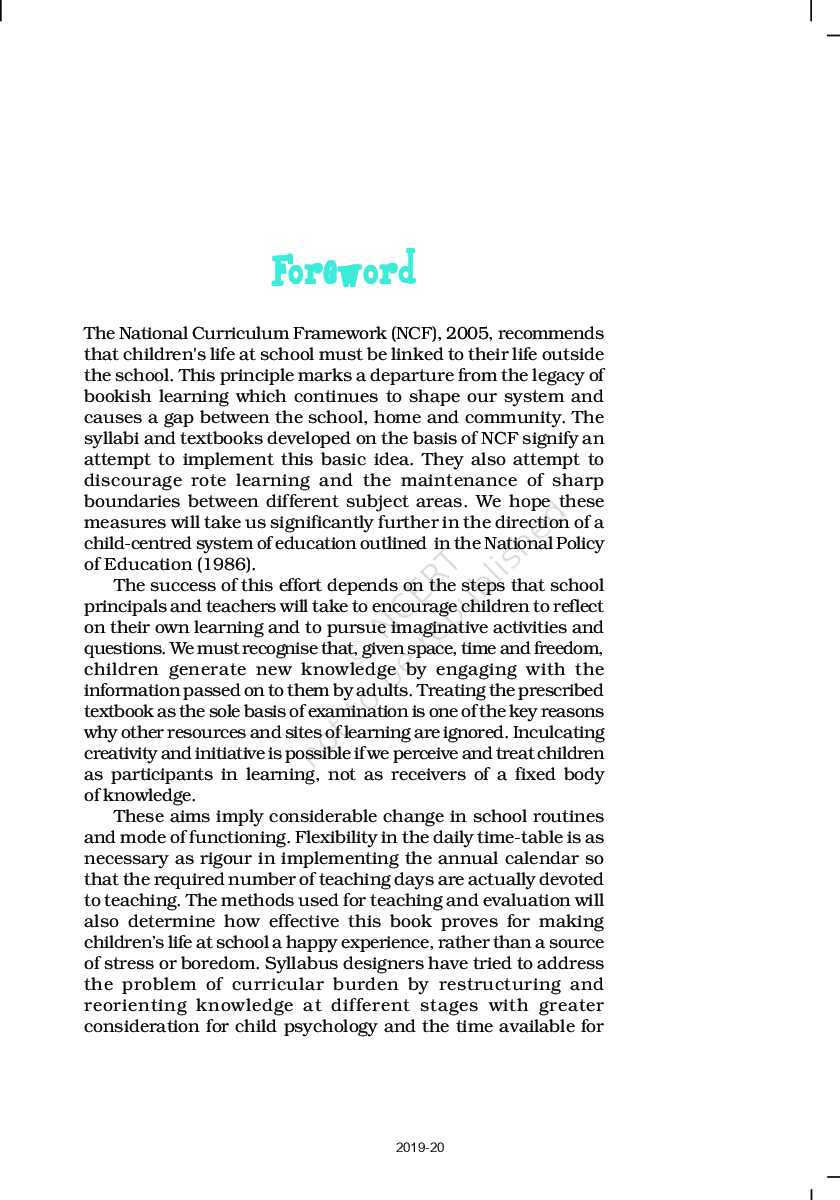 NCERT English (Footprints Without Feet) Textbook For Class - X (Latest Edition) - Page 4
