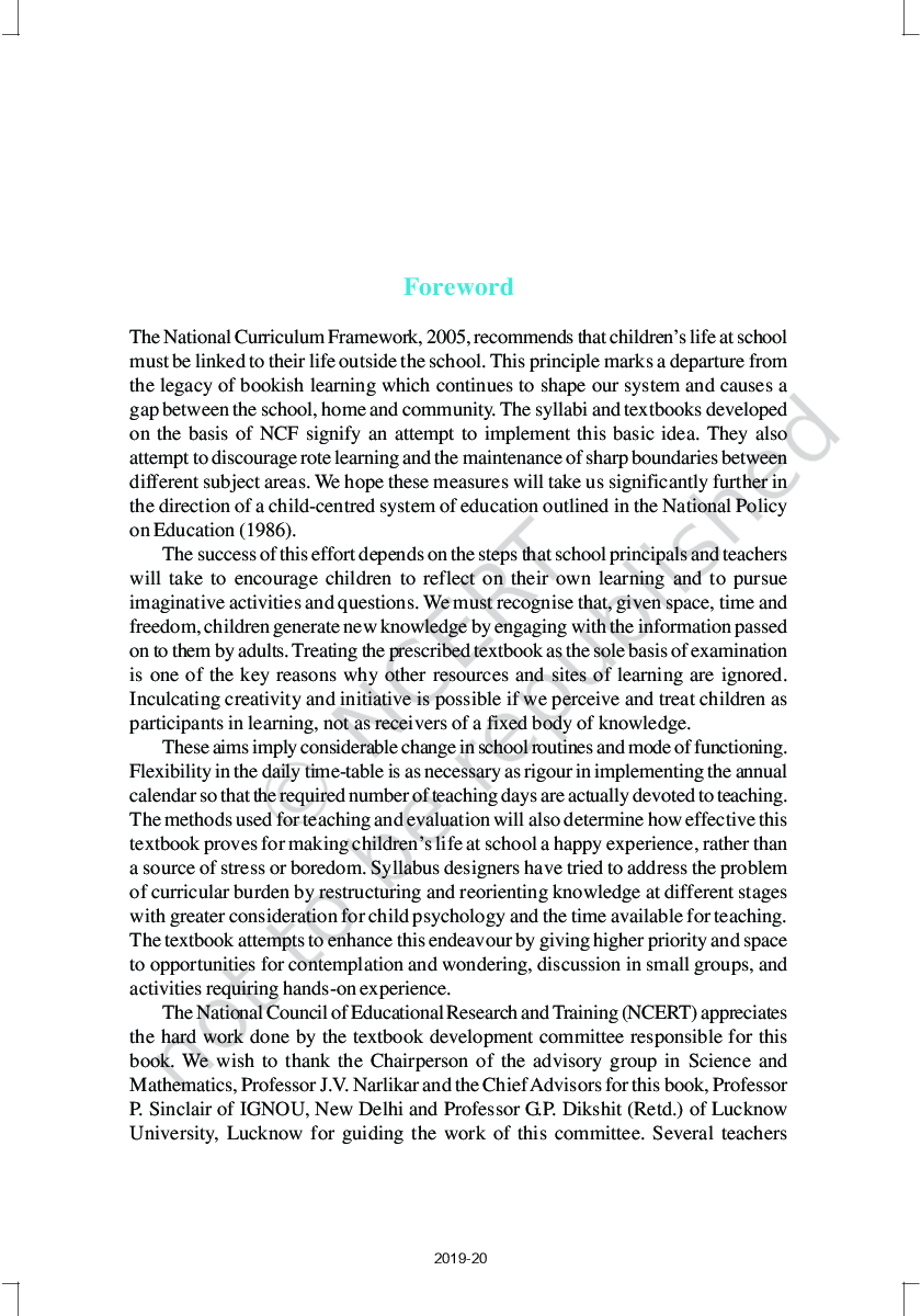 NCERT Mathematics Textbook For Class - X (Latest Edition) - Page 4