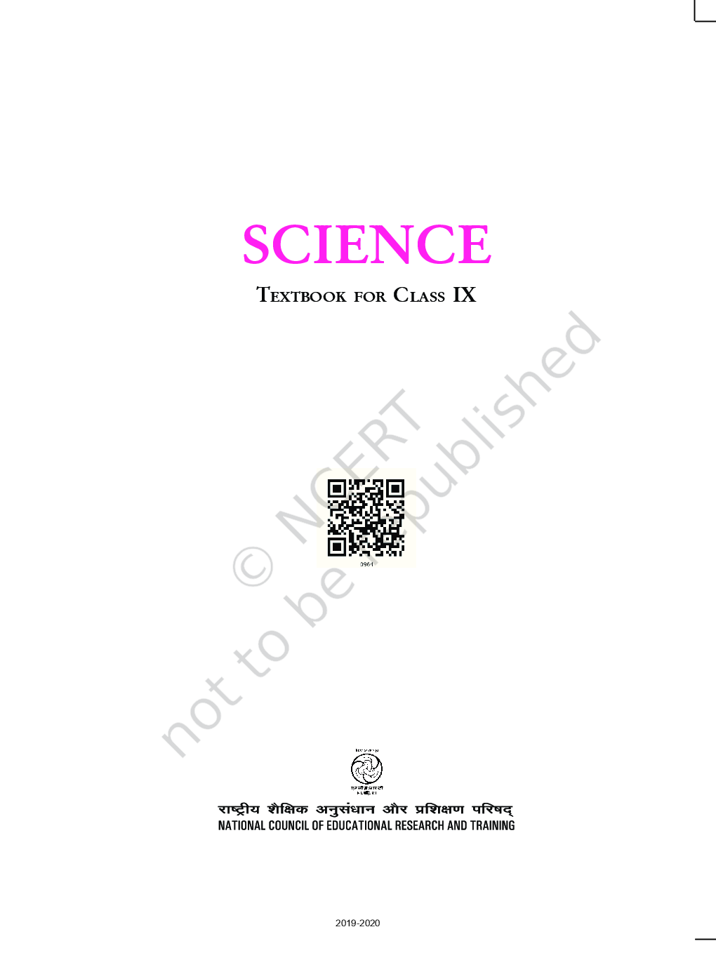 NCERT Science Textbook For Class - IX (Latest Edition) - Page 2