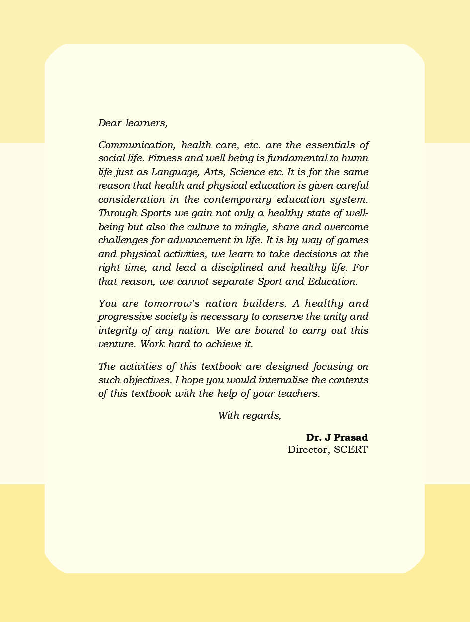 SCERT Health & Physical Education Textbook For Class-X - Page 4