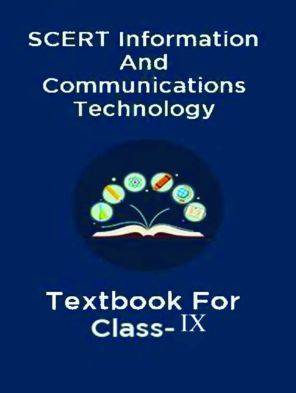 SCERT Information And Communications Technology Textbook For Class-IX - Page 1