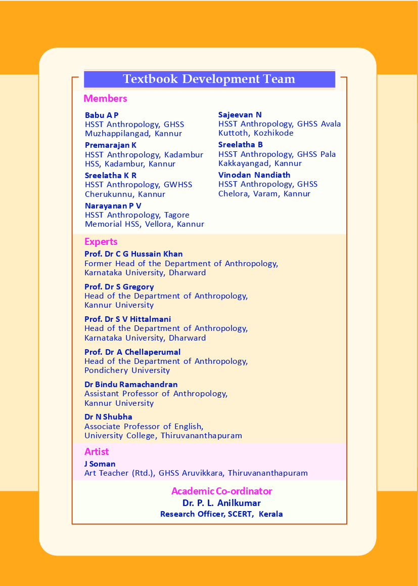 SCERT Anthropolog Textbook For Class- XI - Page 5