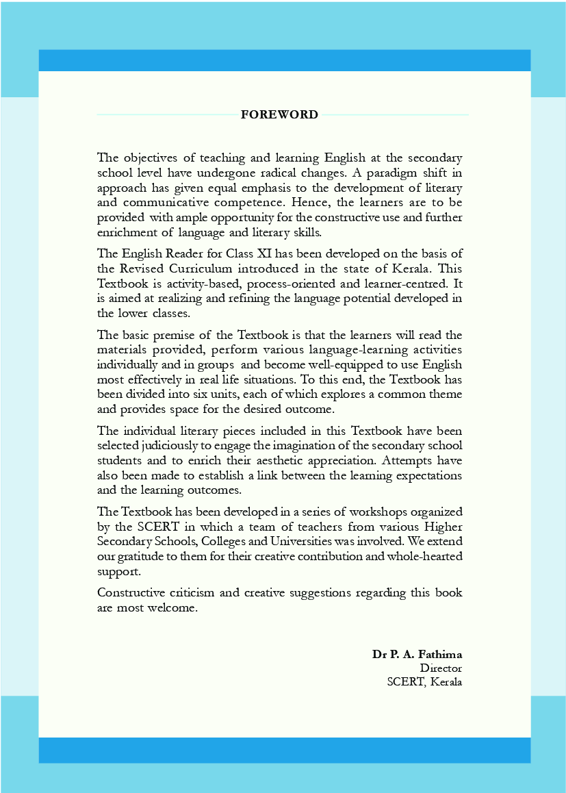SCERT English Textbook For Class-XI - Page 4