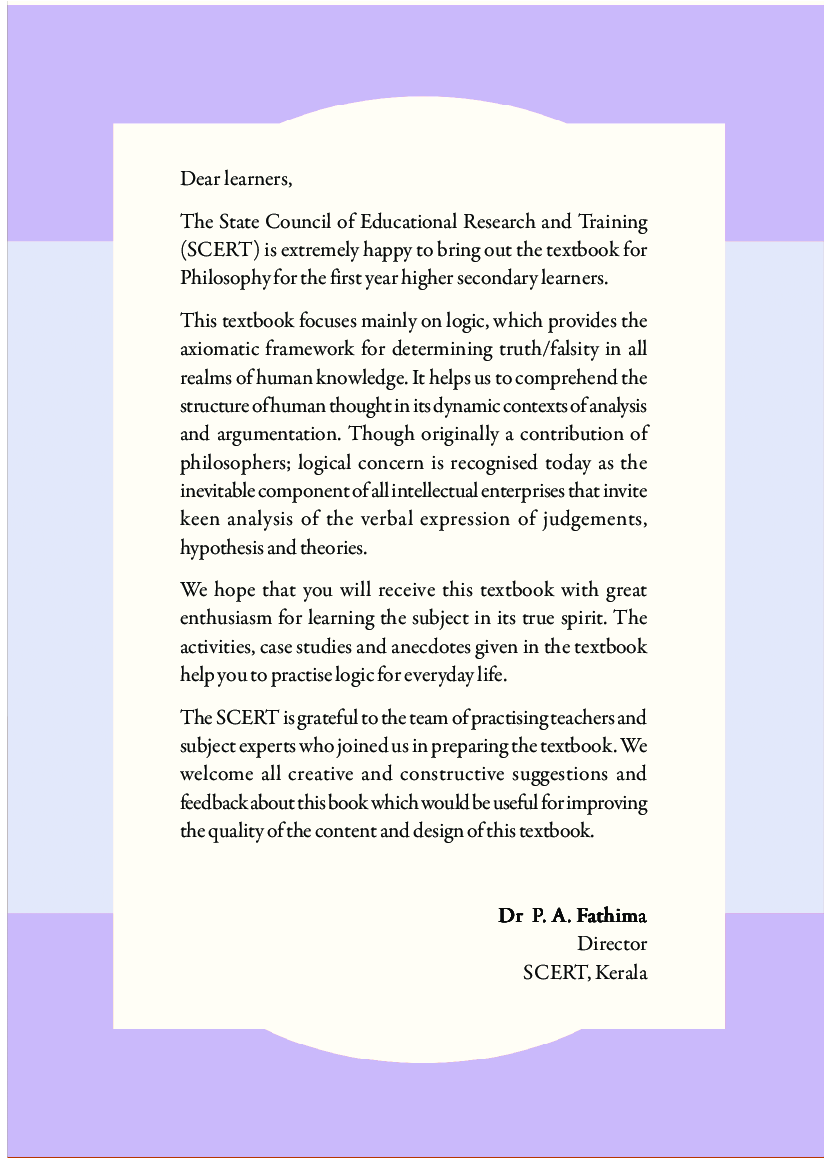SCERT Philosophy Textbook For Class-XI - Page 4