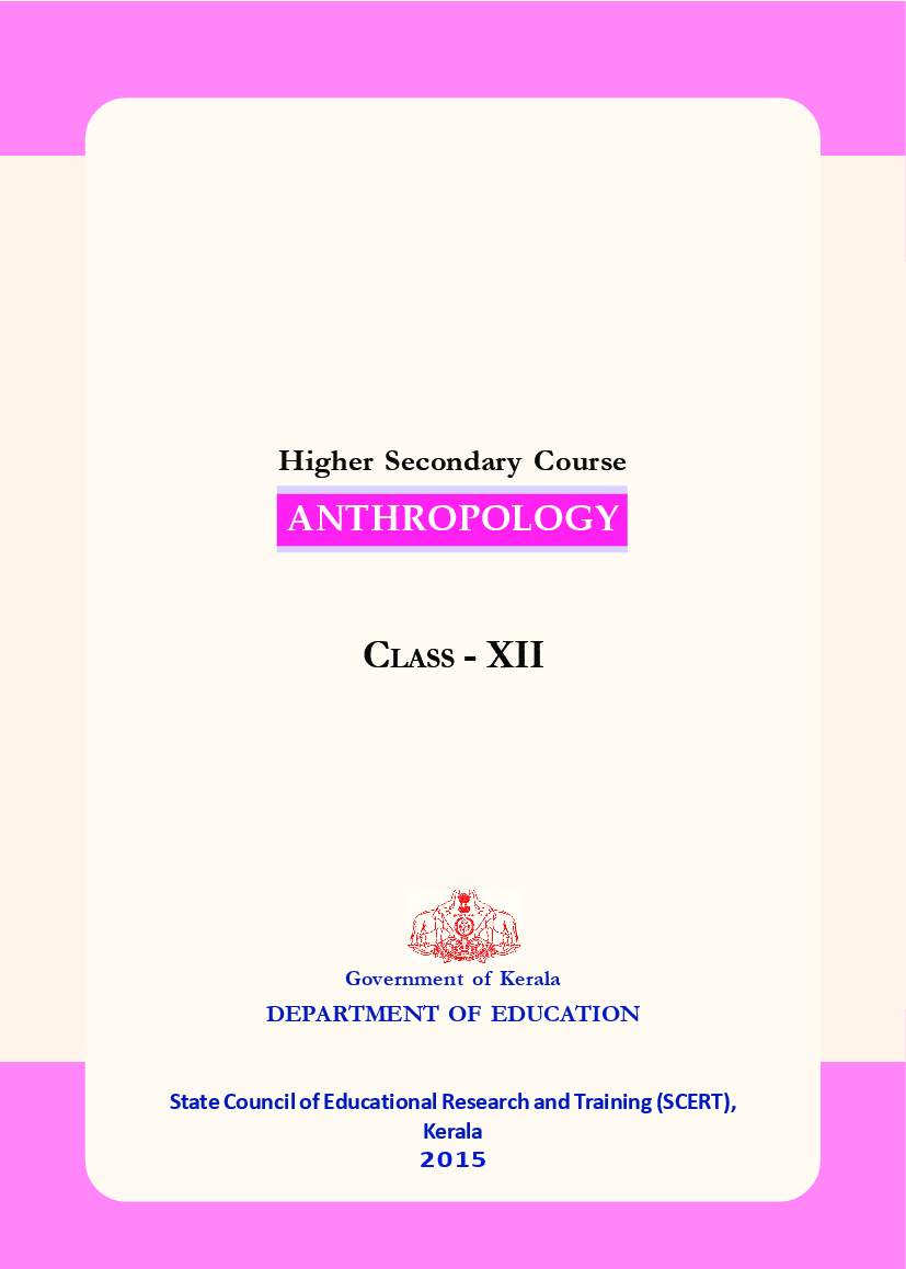 SCERT Antrapology Textbook For Class-XII - Page 2
