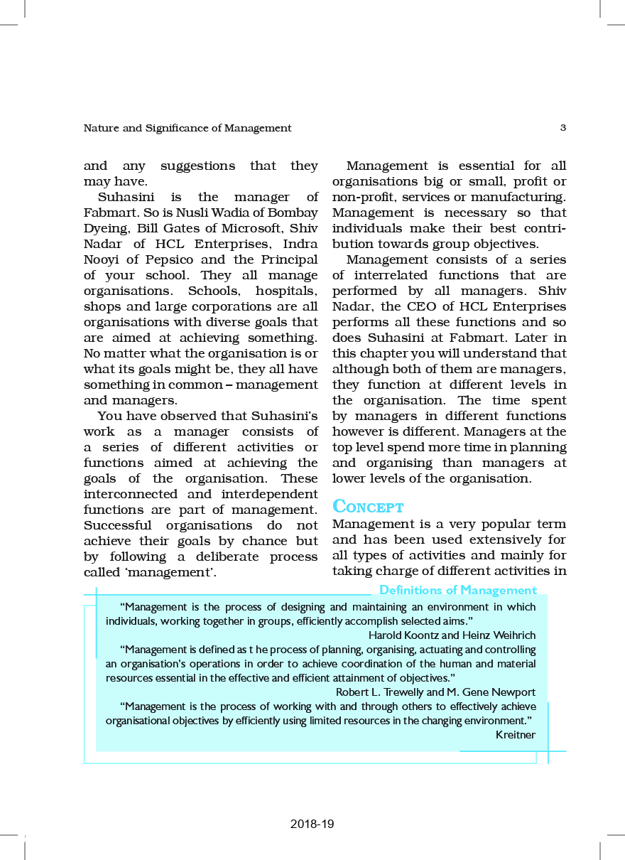 SCERT Business Studies Part-1 Textbook For Class-XII - Page 4