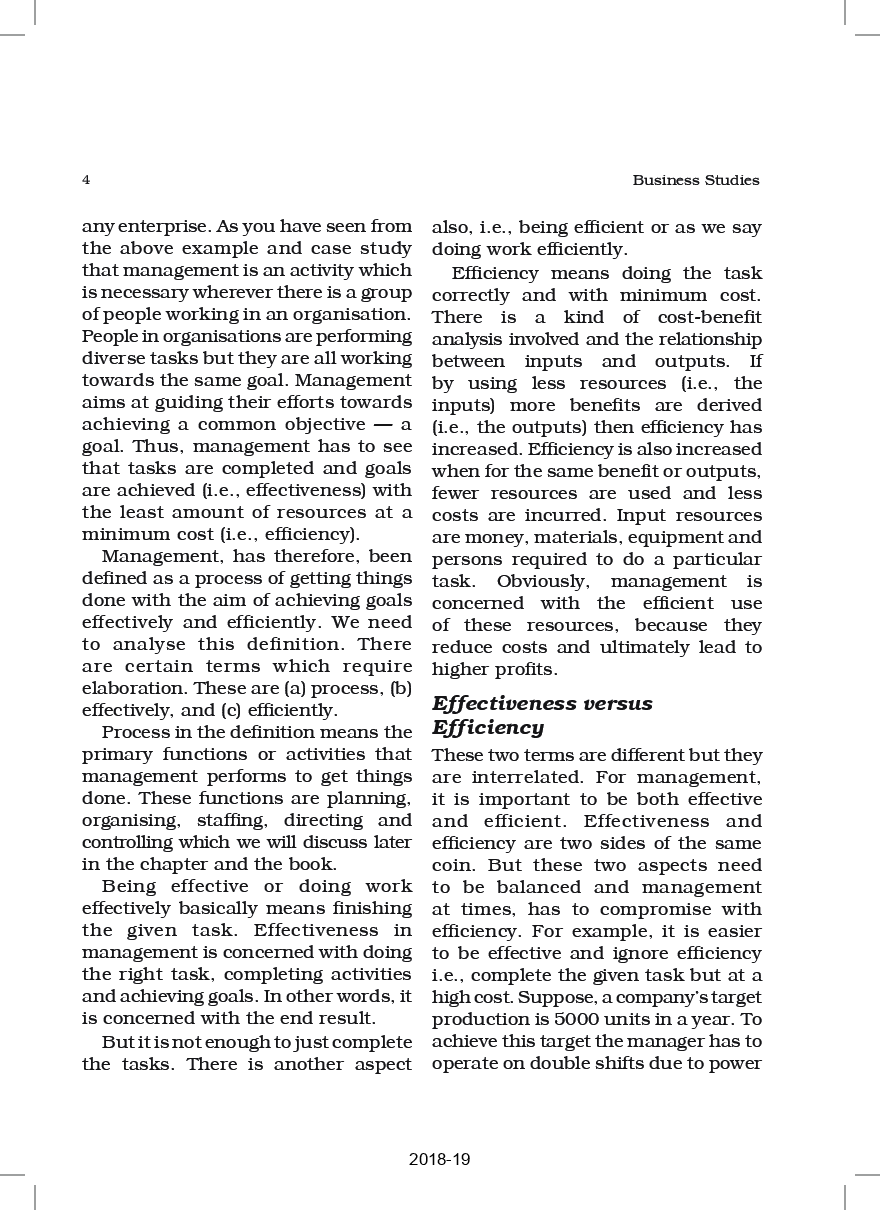 SCERT Business Studies Part-1 Textbook For Class-XII - Page 5