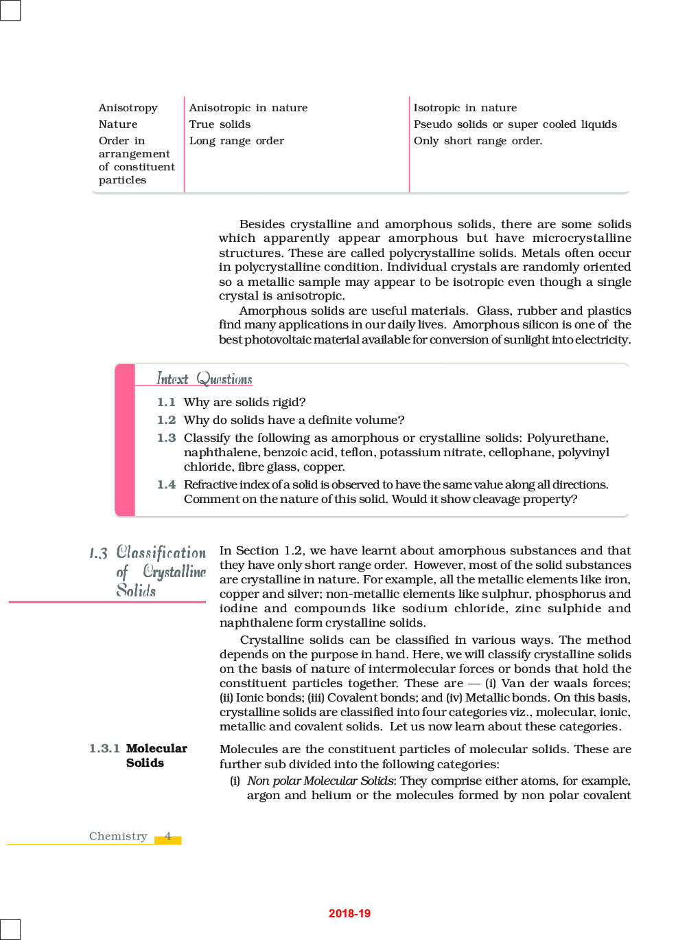 SCERT Chemistry Part-1 Textbook For Class-XII - Page 5