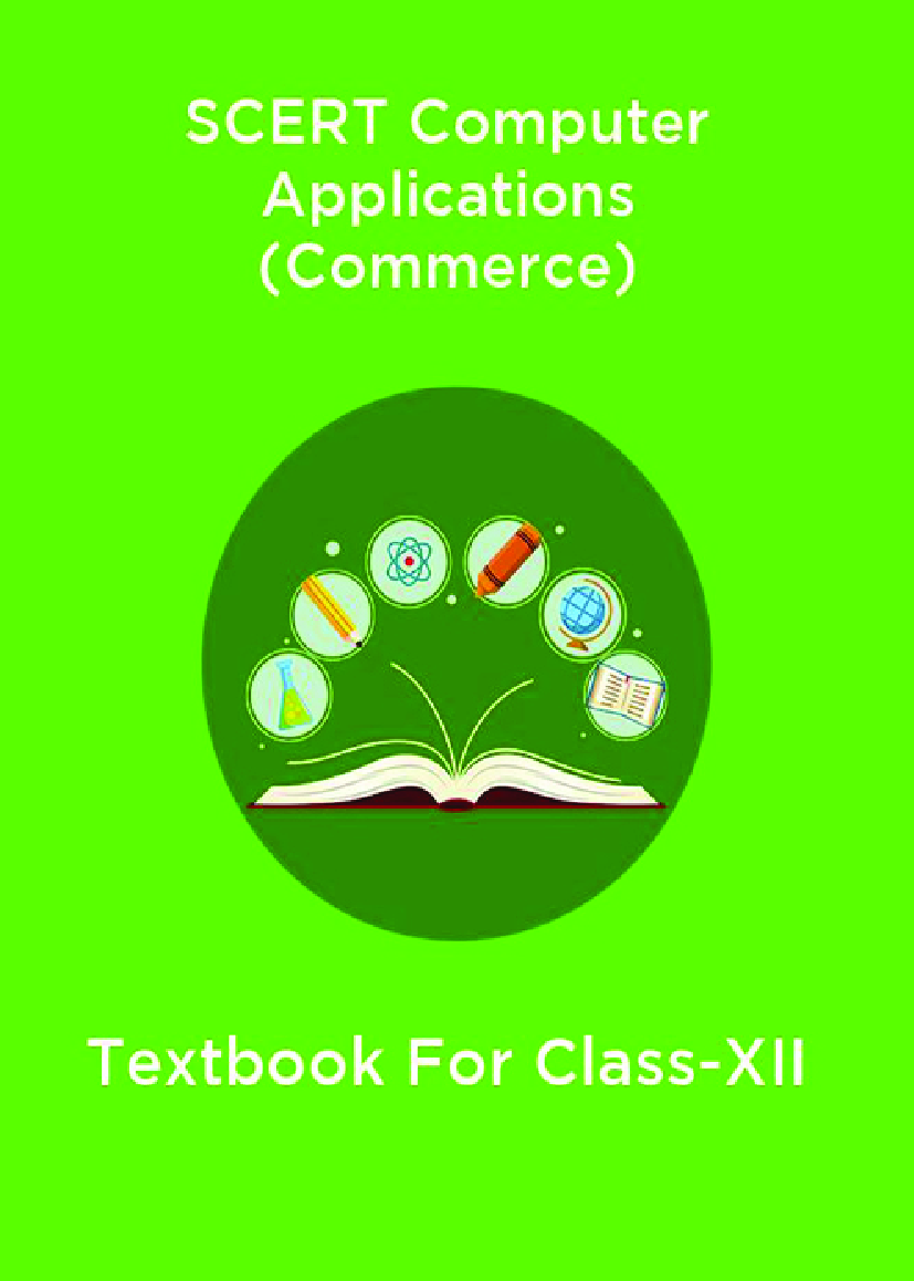 SCERT Computer Applications (Commerce)  Textbook For Class-XII - Page 1