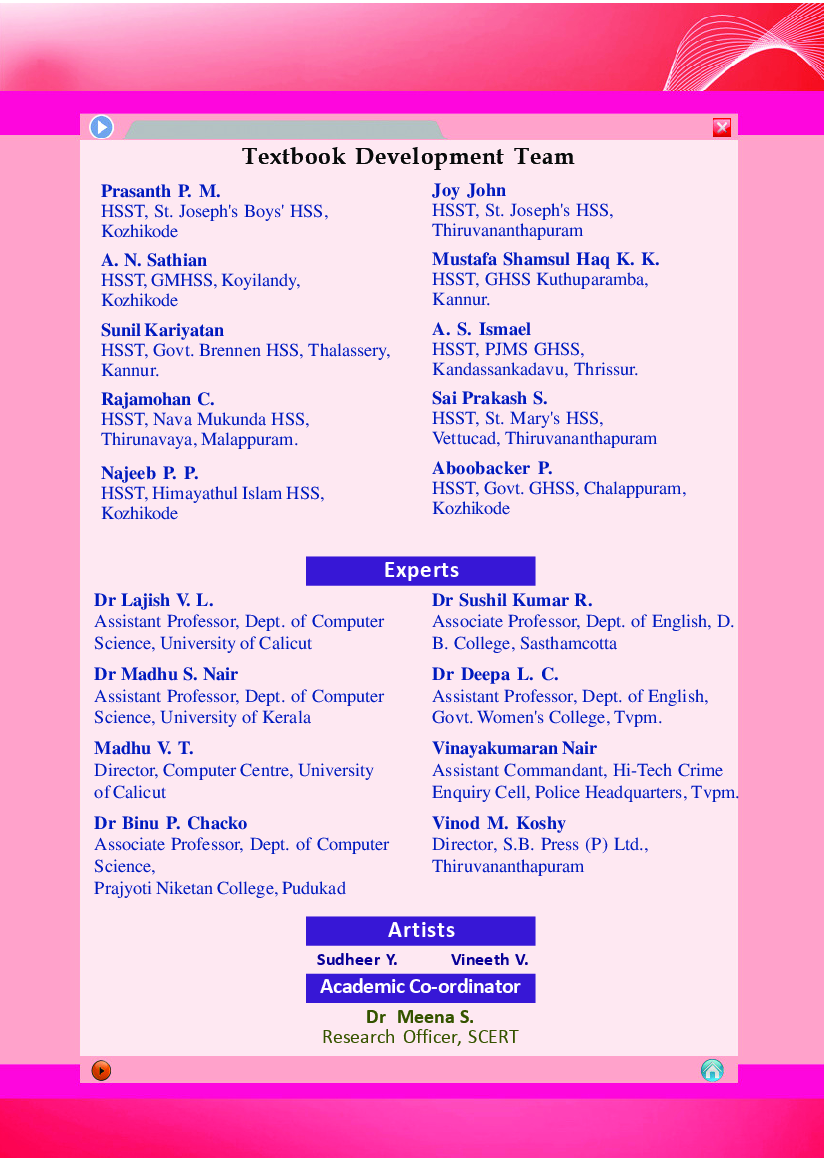 SCERT Computer Applications (Humanities) Textbook For Class-XII - Page 5
