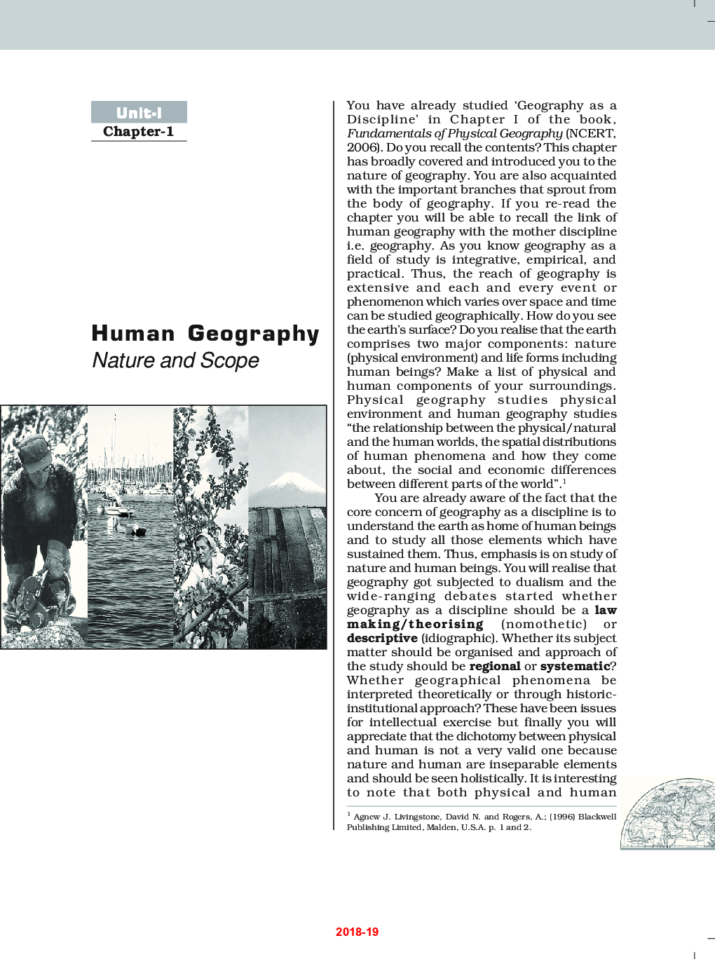 SCERT Geography Part-1 Textbook For Class-XII - Page 2