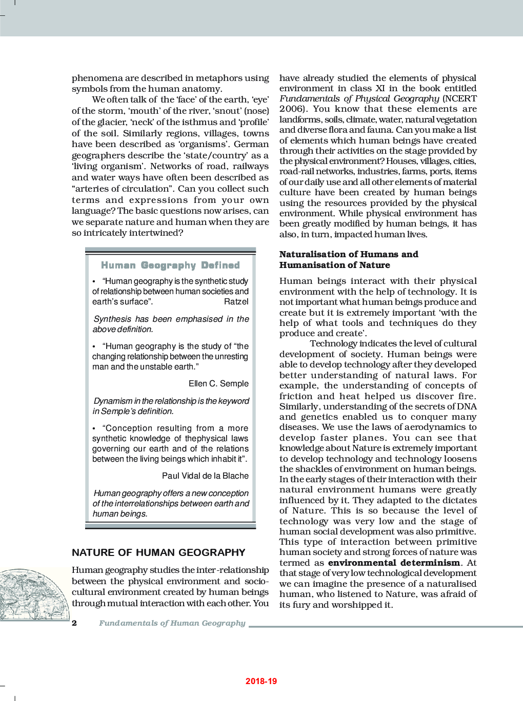 SCERT Geography Part-1 Textbook For Class-XII - Page 3
