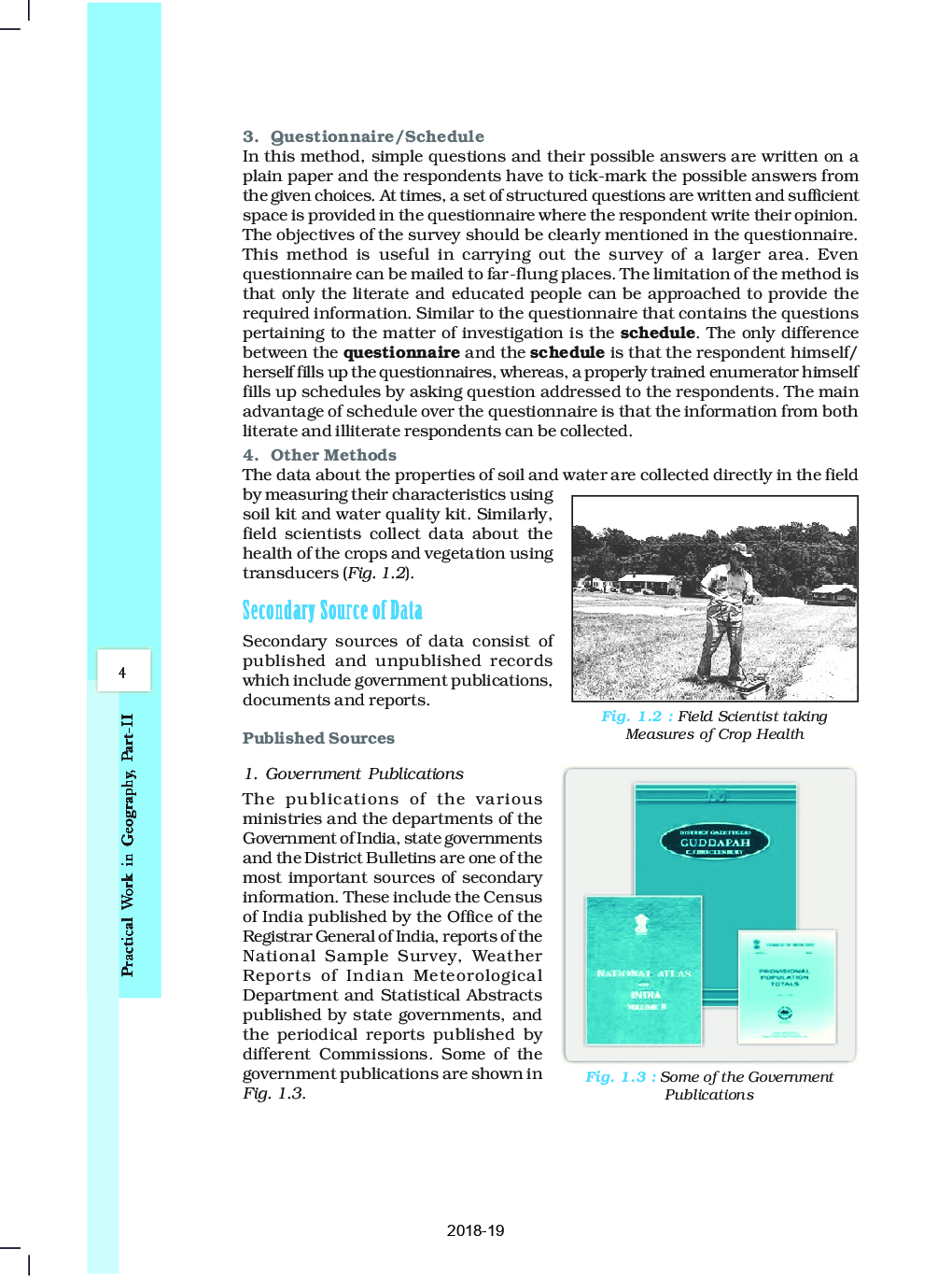 SCERT Geography Practical Textbook For Class-XII - Page 5