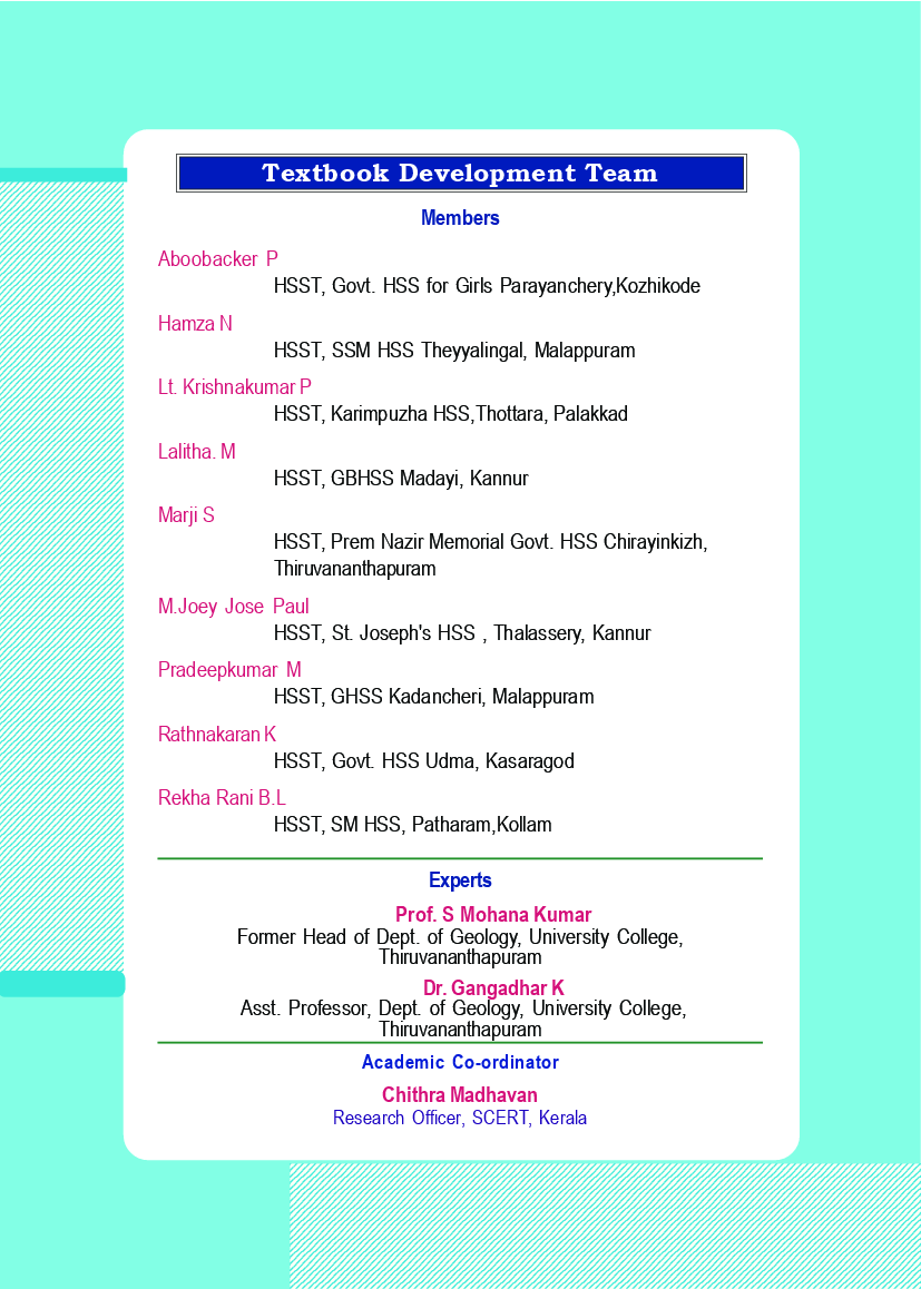 SCERT Geology Textbook For Class-XII - Page 5