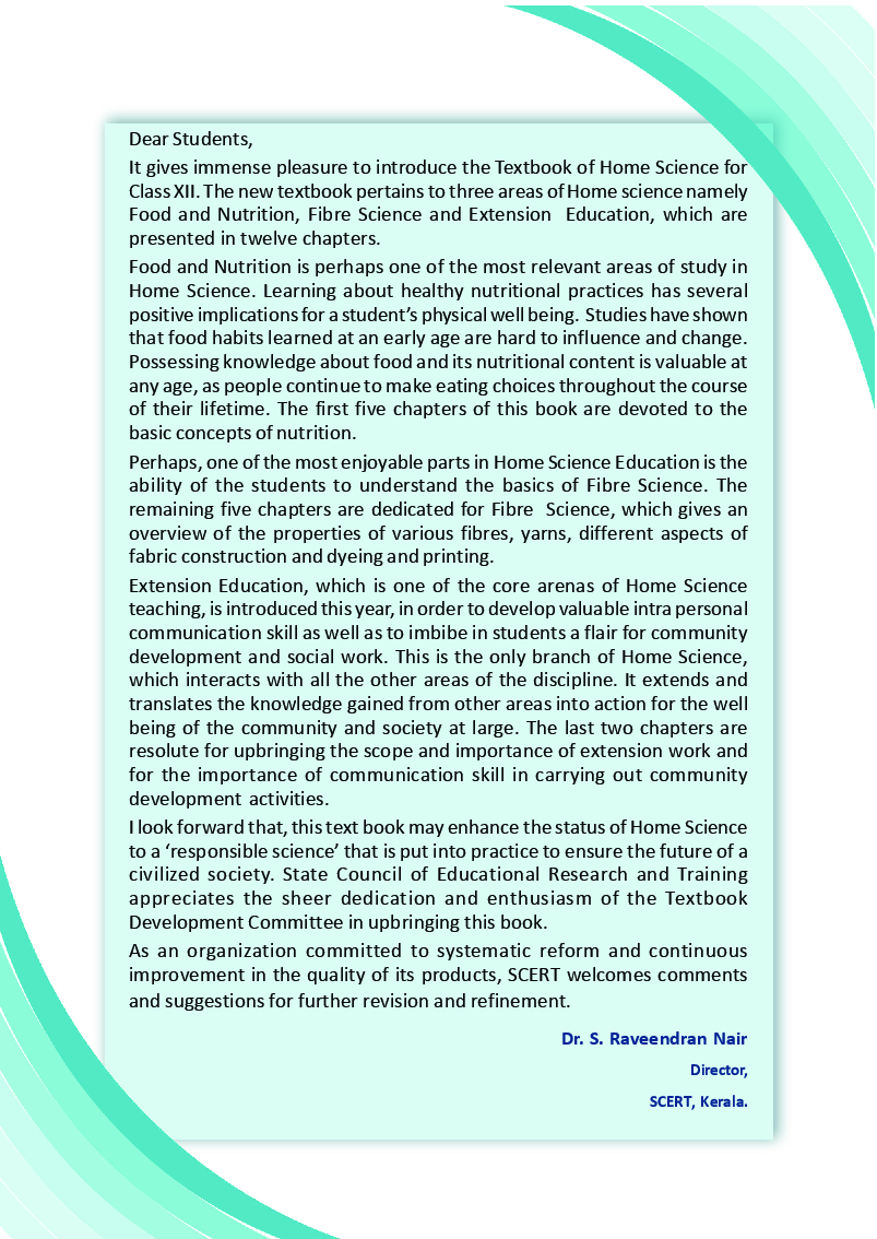 SCERT Home Science Textbook For Class-XII - Page 4