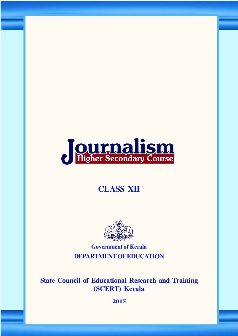 SCERT Journalism Textbook For Class-XII - Page 2