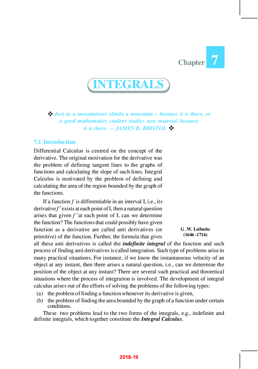 SCERT Mathematics Part-2 Textbook For Class-XII - Page 2