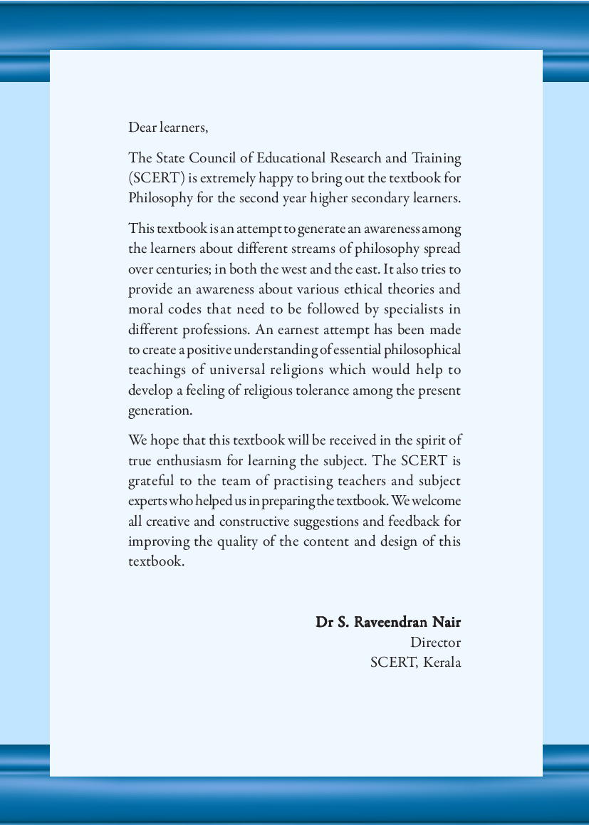 SCERT Philosaphy Textbook For Class-XII - Page 4
