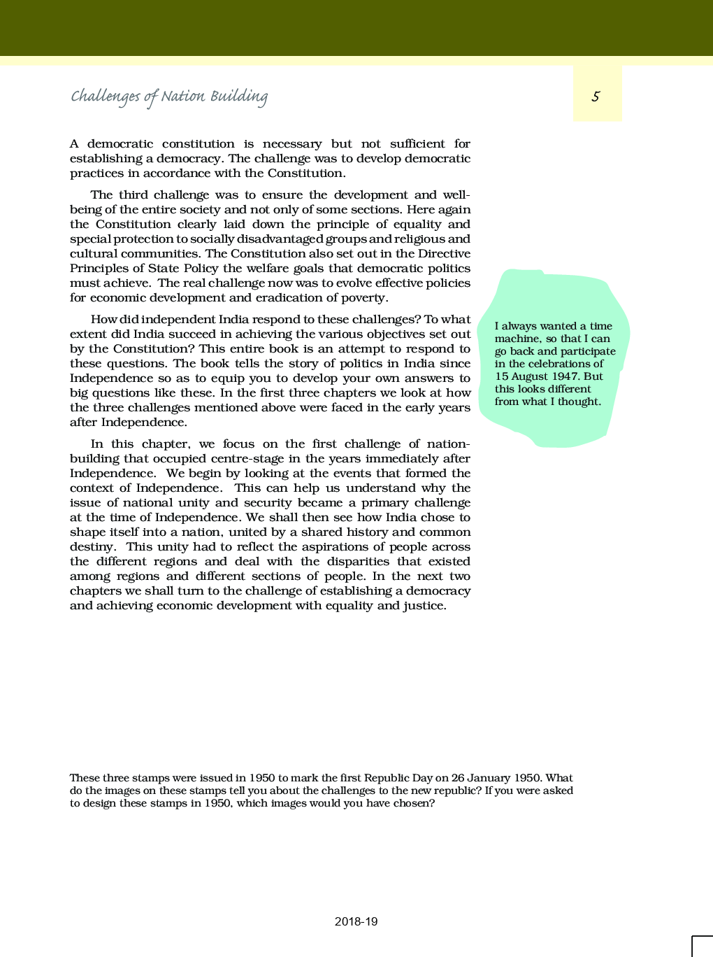 SCERT Political Science Part-1 Textbook For Class-XII - Page 5