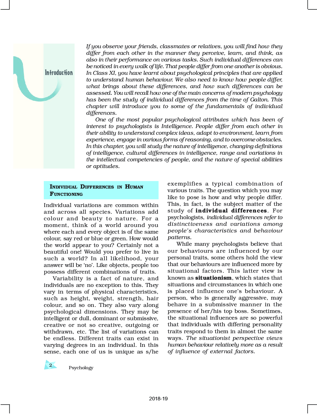 SCERT Psychology Textbook For Class-XII - Page 3