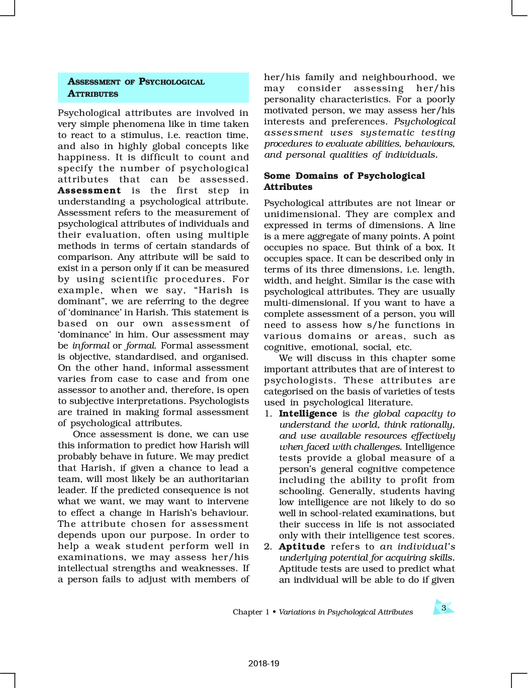 SCERT Psychology Textbook For Class-XII - Page 4
