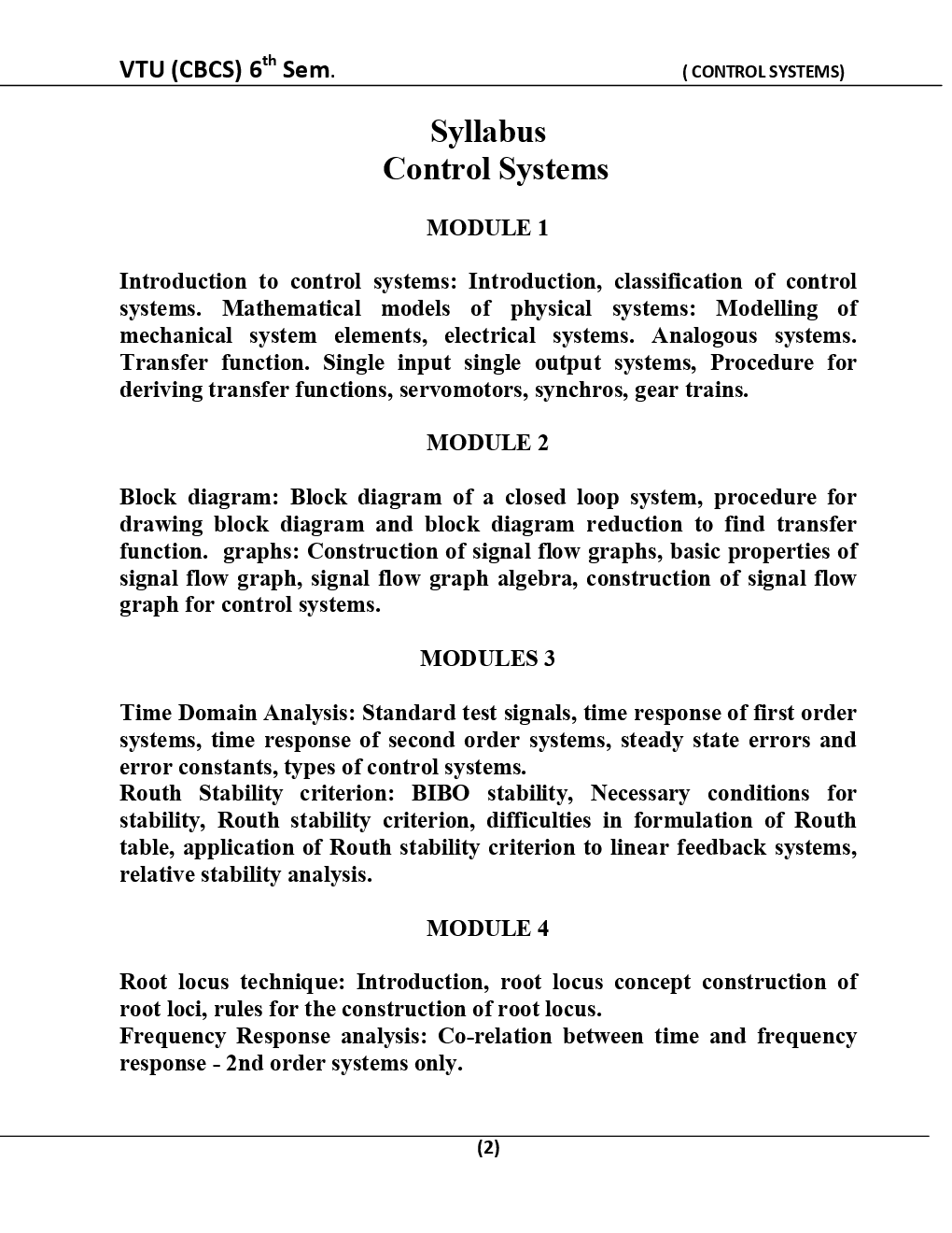 Control Syatem For VTU BE 6th Sem Electrical & Electronics Engineering - Page 3