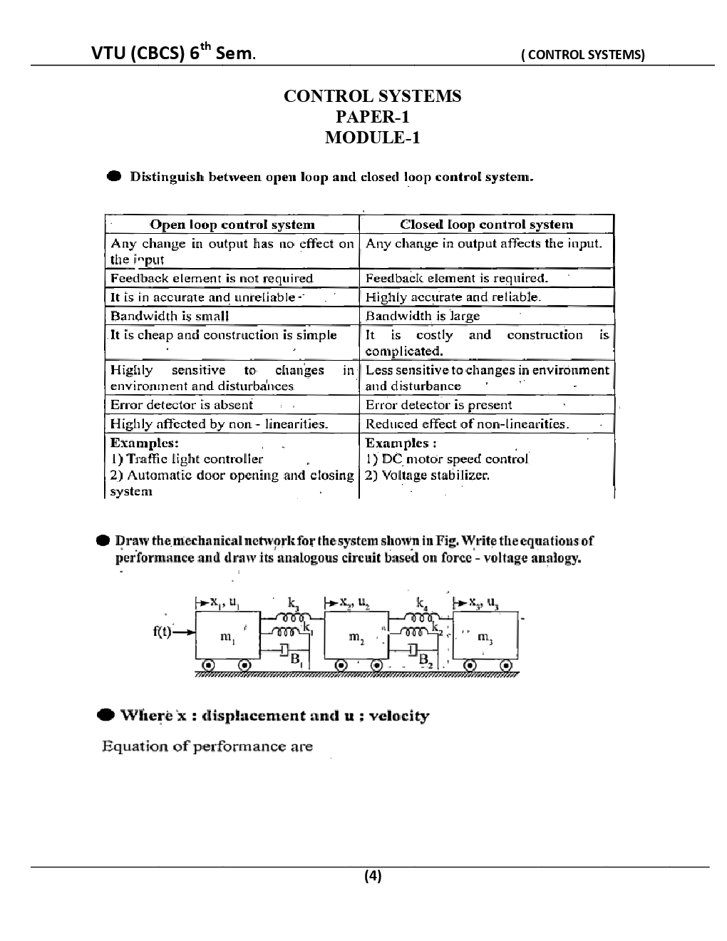 Control Syatem For VTU BE 6th Sem Electrical & Electronics Engineering - Page 5