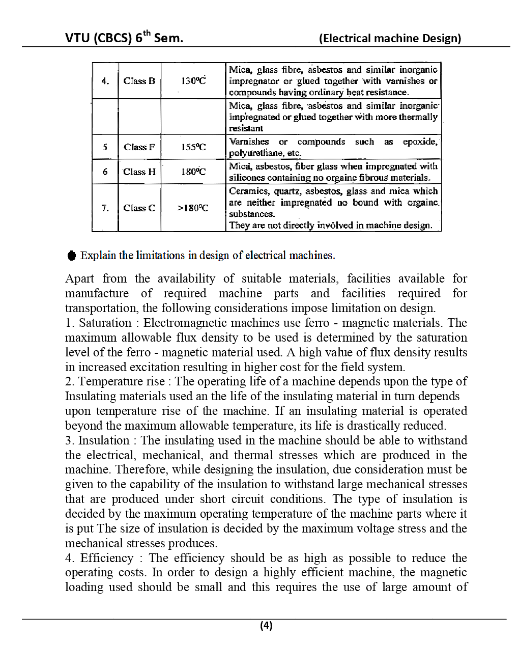 Electrical Machine  Design For VTU BE 6th Sem Electrical & Electronics Engineering - Page 5