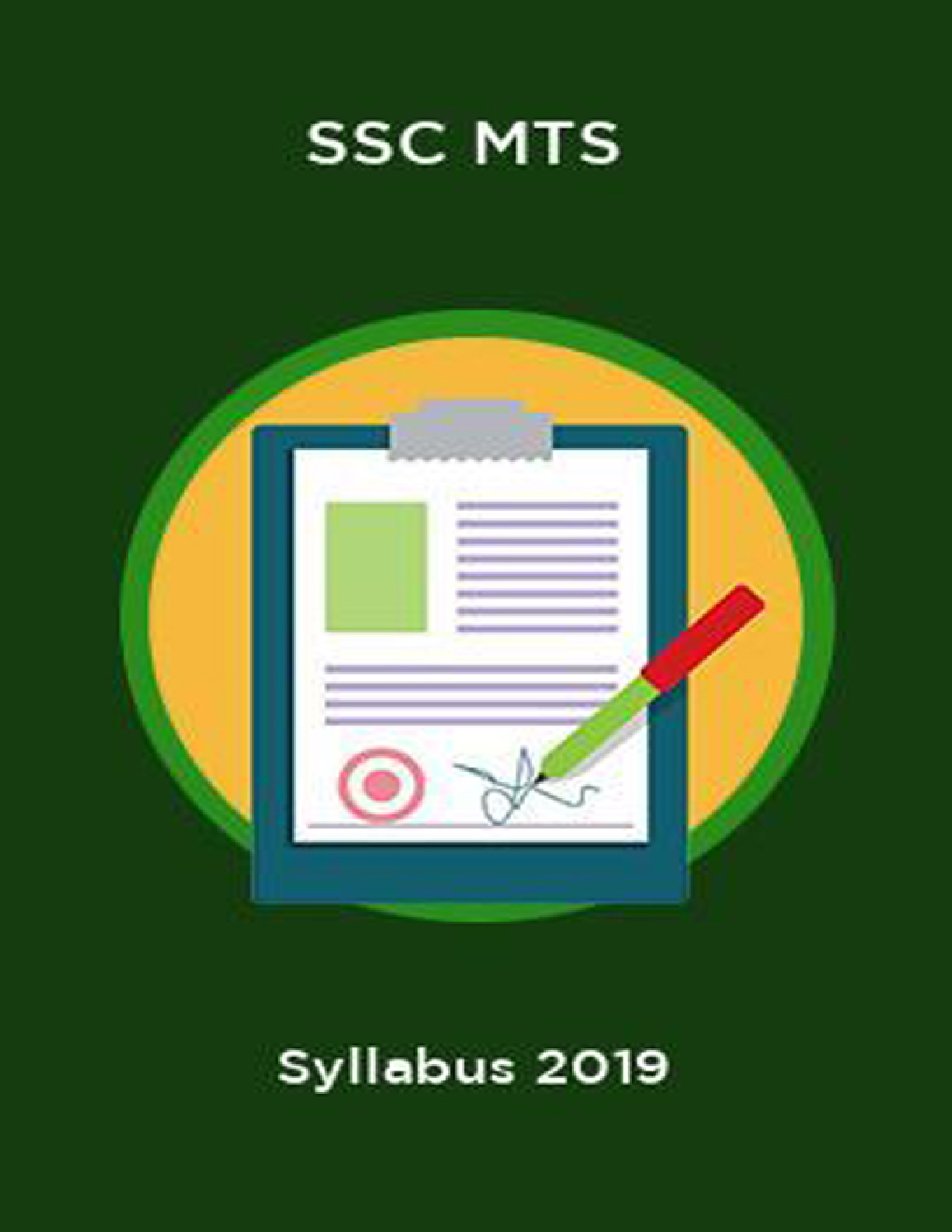 SSC MTS Syllabus 2019 - Page 1